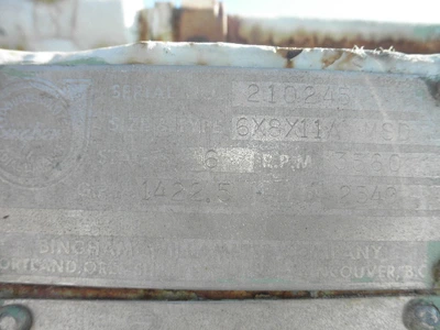 USED SULZER BINGHAM 6X8X11A MSD
