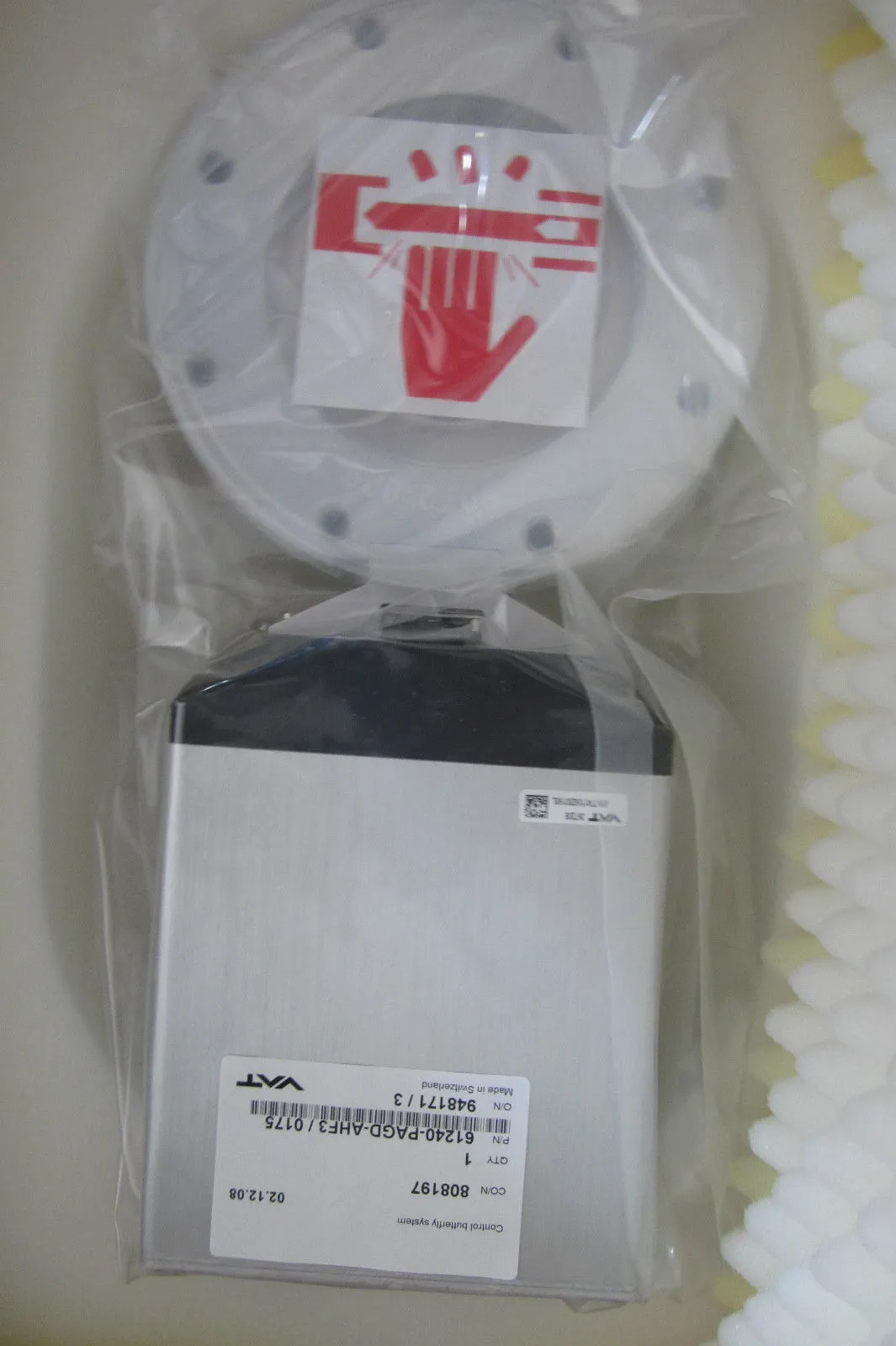 NEW VAT 61240-PAGD-AHF3/0175 CONTROL BUTTERFLY SYSTEM 61240PAGDAHF30175