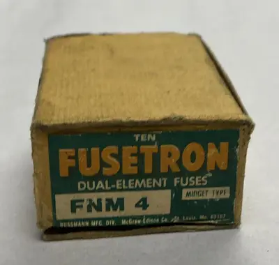 New | in-Stock COOPER BUSSMANN FNM-4 Miscellaneous Equipment (Electrical & Power) | Surplus Asset Holdings #1190446