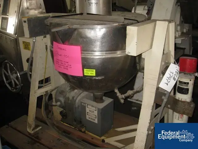 Used Groen 50 Gal Groen Kettle, S/S, 125# Stainless Steel Tanks Ohio US | Federal Equipment Company #125482