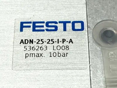 New | in-Stock Festo Pneumatic Compact Cylinder 25mm Bore 25mm Stroke 536263 Pneumatic Cylinders Michigan US | Maverick Industrial Sales #1391834