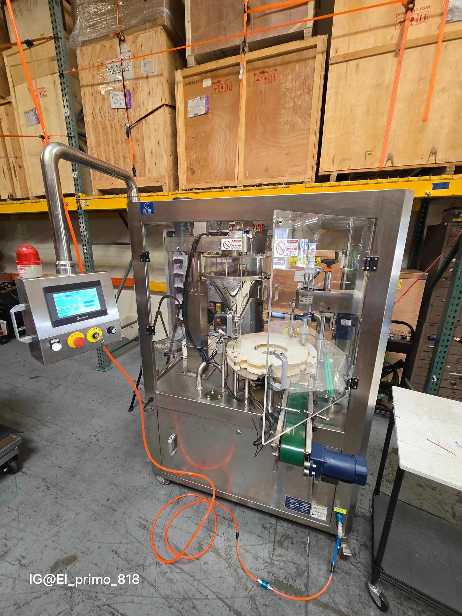 Automatic Auger filler and capper 5g-1000g