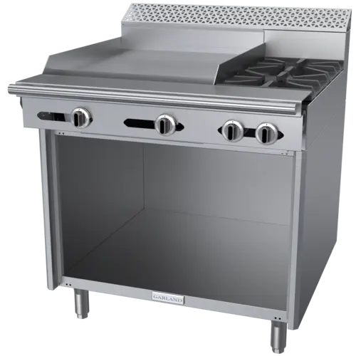 Garland C36-2-1S 36" 2 Burner Gas Range w/ Griddle & Storage Base, Natural Gas