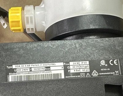 NEW Grundfos DDA 30-4 AR-PV/V/C-F-31U7U7BG