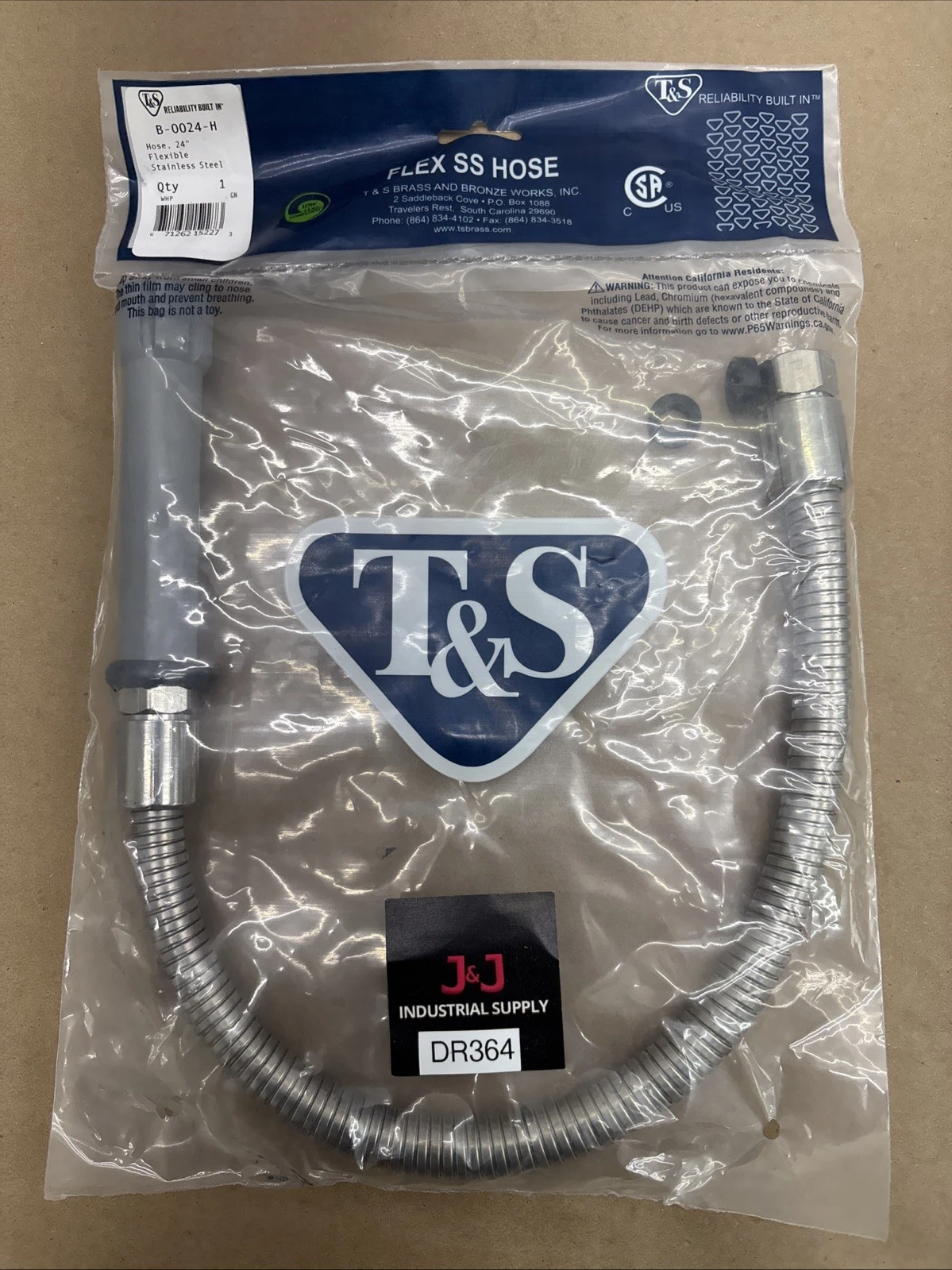 NEW T&S Brass B-0024-H