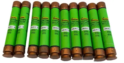 NEW 10 BUSSMANN FRS-R-3 FUSETRON TIME DELAY FUSES 600VAC 300VDC FRSR3