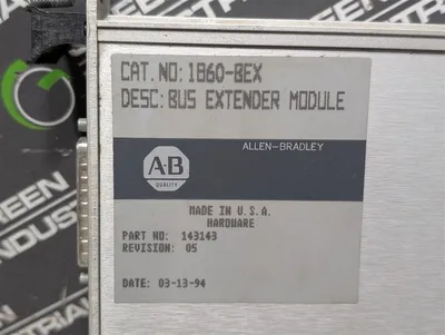 Allen Bradley 1860-BEX Fastener Bus Extender Module 143143 Rev. 05 Used