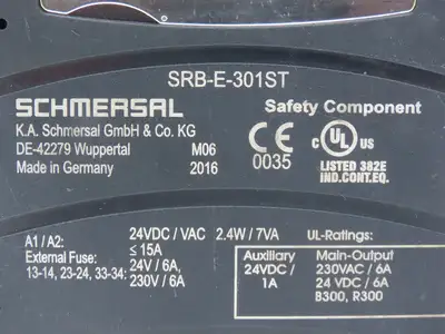 Schmersal SRB-E-301ST Automation Protect Safety Relay Unit 24VDC