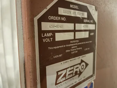 Zero 300CFM Bag Filter Dust Collector