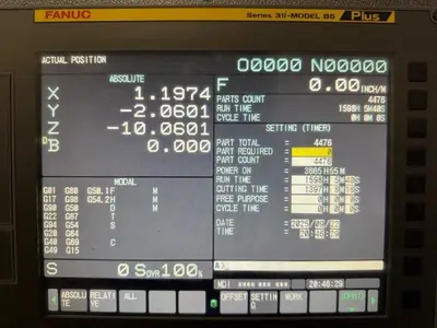 2022 FANUC ROBODRILL ALPHA D21LIB5 CNC Drilling and Tapping Centers | Silverlight CNC, Inc (8)