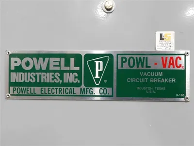Powell Industries Inc. 15PV1000-61 Vacuum Circuit Breaker 1200A 15kV 37kA Used