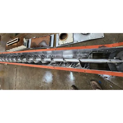 Used 9" dia. Stainless Steel Thomas Conveyor Co Screw Auger Conveyor - 11'-6"L