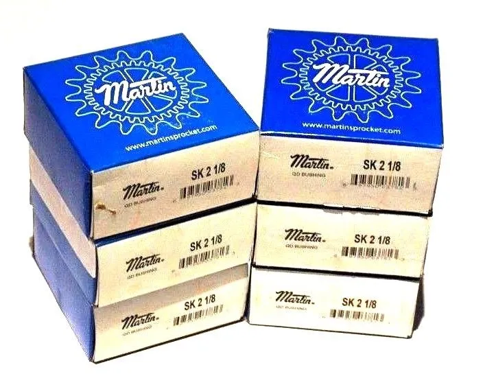 6 NEW MARTIN SK-2-1/8 BUSHINGS 2 1/8 BORE, SK21/8