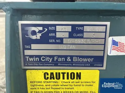 USED Twin City Fan & Blower Twin City Intake Filter/Blower