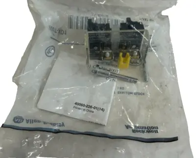 LOT OF 4 ALLEN BRADLEY 800T-XD1 CONTACT BLOCK SER.D 800TXD1 NEW, SURPLUS
