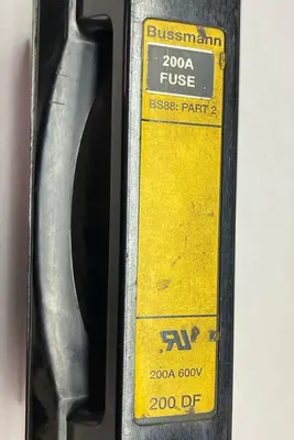 Used BUSSMAN 200 DF Miscellaneous Equipment (Electrical & Power) | Surplus Asset Holdings #1198242
