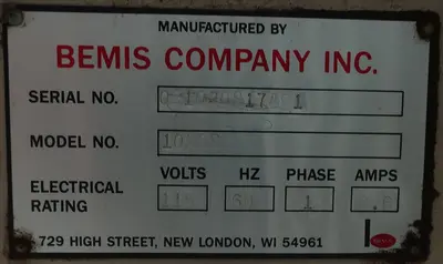USED BEMIS 1020S