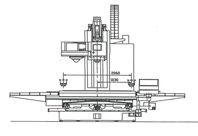 USED HARTFORD HV-80S X: 2060 - Y: 1016 - Z: 820 MM CNC