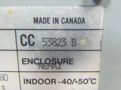 ASEA Inc. 53823 B Individual Capacitor 3-phase 480VAC 60Hz 10KVAR