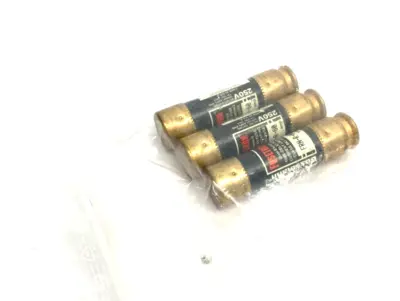 USED BUSSMANN FUSETRON DUAL-ELEMENT TIME DELAY FUSE, CURRENT LIMITING