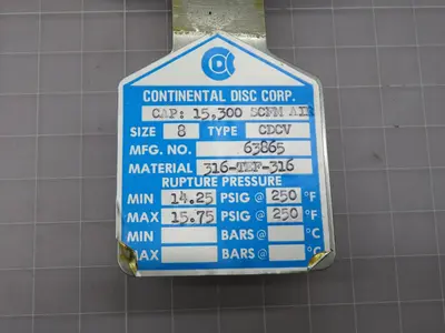 Used _UNKNOWN_ _UNKNOWN_ Rupture Disc Or Containment Disc Texas US | Aucto #1478659