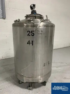 N/A 1,400 Liter Stainless Steel Mix Tank