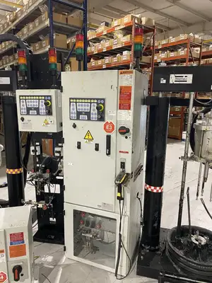 SCA | Atlas Copco  Adhesive Drum Dispensing System, Pumps and Controls - Used