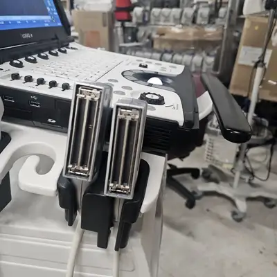 Used GE Refurbished GE Logiq E Ultrasound Machine w/ Convex Transducer Probe Medical Imaging - Other Texas US | PT Medical Technologies #1458819