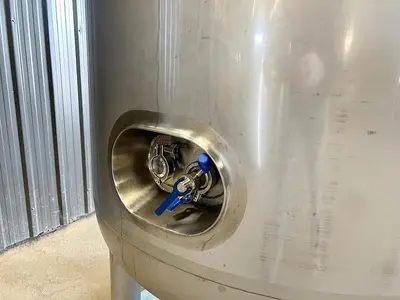 Used 264 Gallon Jacketed Tank (Reactor), 316L Stainless Steel, Insulated, Full Vacuum