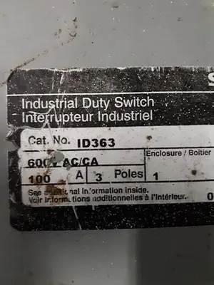 600V Electrical Disconnects & Switches
