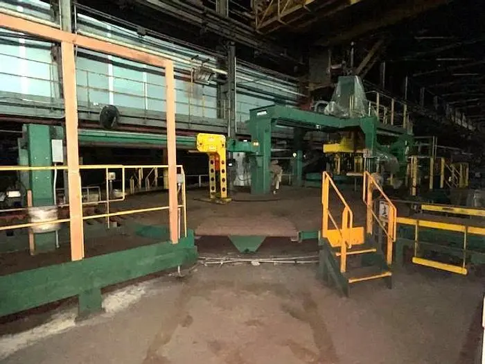 60" OD x 12,000 Lbs. Samuel Strapping Systems Banding Line (Used)