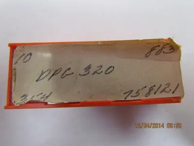 GE Carboloy DPG320 758121 DPG 320 Carbide Insert Grade 883 Box of 13pcs