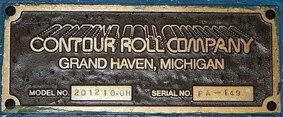 CONTOUR 201210-0H Roll Formers | Westbrook Engineering (11)