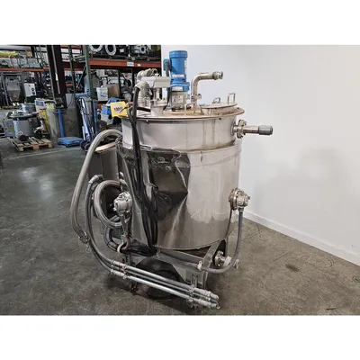 Used 65 Gallon Stainless Steel Insulated Thermal Sanitary Mix Tank Kettle