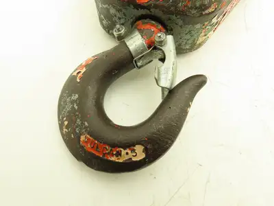 1 Ton Single Sheave Crane Hoist Swivel Hook Block 2000 Lb