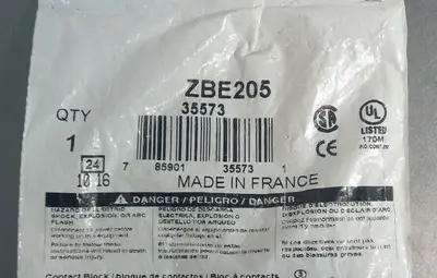Telemecanique ZBE205 Contact Block 35573 4C
