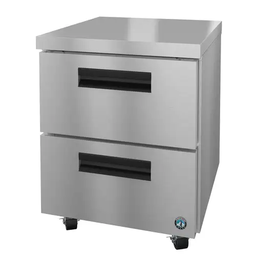 Hoshizaki UR27B-LPD2 27" Steelheart Undercounter Refrigerator w/ (1) Section & (2) Drawers, 115v