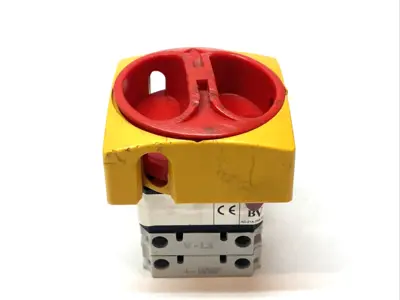 Used Baco Disconnect Switch Red On/Off 20A 600V PR 21 Relays & Switches Michigan US | Maverick Industrial Sales #1398456