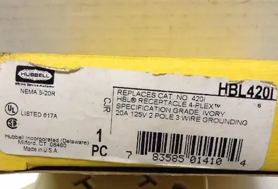 New | in-Stock HUBBELL HBL420I Miscellaneous Equipment (Electrical & Power) | Surplus Asset Holdings #1189624