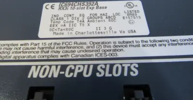 NEW GE FANUC IC694CHS392A 10 SLOT EXPANSION BASE