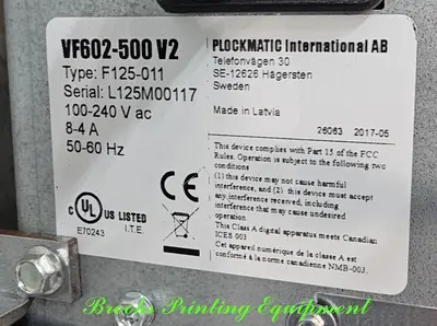 USED MORGANA BM500/VF602