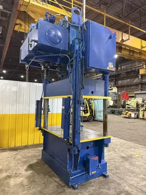 75 TON DAKE MODEL #18-558 HYDRAULIC 4-POST PRESS,  23" STROKE: YOBRO #24094