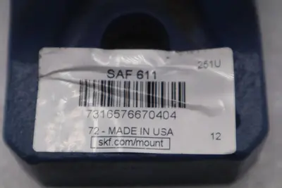 SKF SAF-611 / SAF611 - NEW NO BOX - STOCK CC159