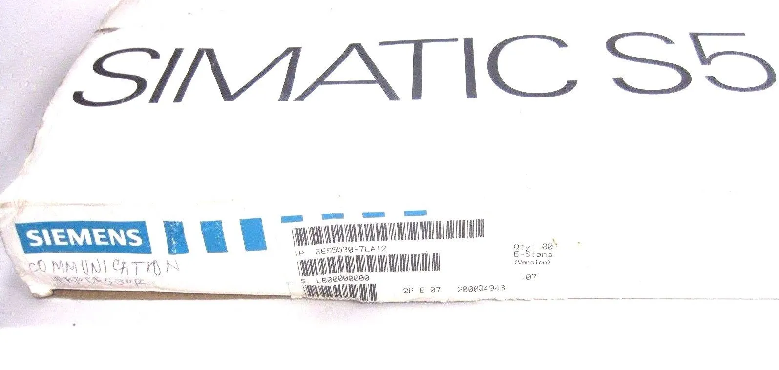 NEW SIEMENS 6ES5-530-7LA12 COMMUNICATION PROCESSOR 6ES55307LA12