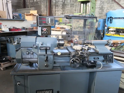 Hardinge HLV-H Precision Toolroom Lathe IN/MM with DRO