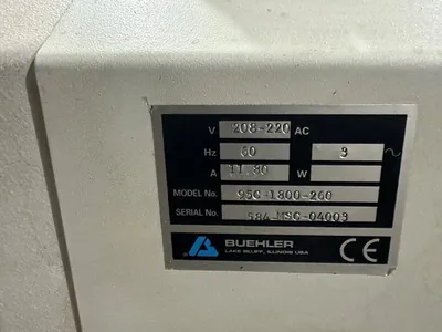 USED BUEHLER 95C.1800.260