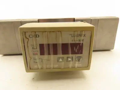 CKD Fluerex WFK7050-20-A5 Karman Vortex Flow Meter Sensor 10-50L/min 3/4" *Read*