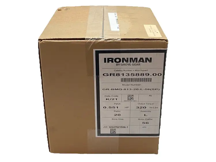 New | in-Stock Grove Gear IronMan Worm Gear Right Angle GR8135889.00 Speed Reducers Michigan US | Maverick Industrial Sales #1400070