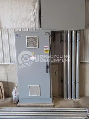 USED AMERICAN PULVERIZER 400HP PRE-SHREDDER AND CONVEYOR