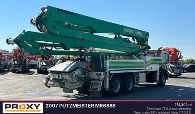 Used 2007 PUTZMEISTER MR688S Concrete Mixer Trucks Oklahoma US | Proxy Equipment #1382729